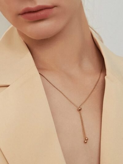 Ball Up Down Necklace