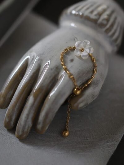 Flower Up Down Adjustable Ring