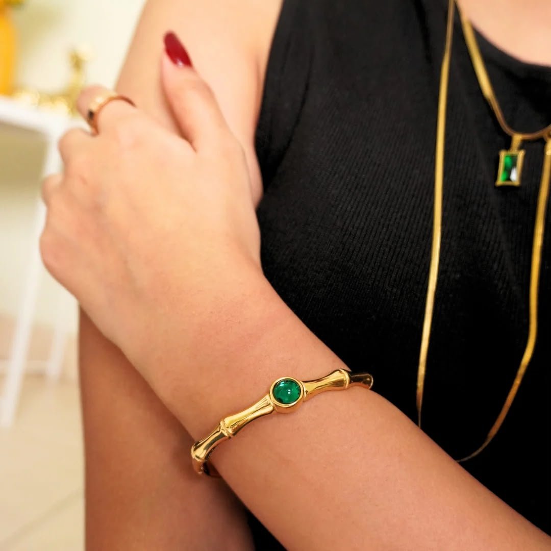 Luxury Emerald Handcuff