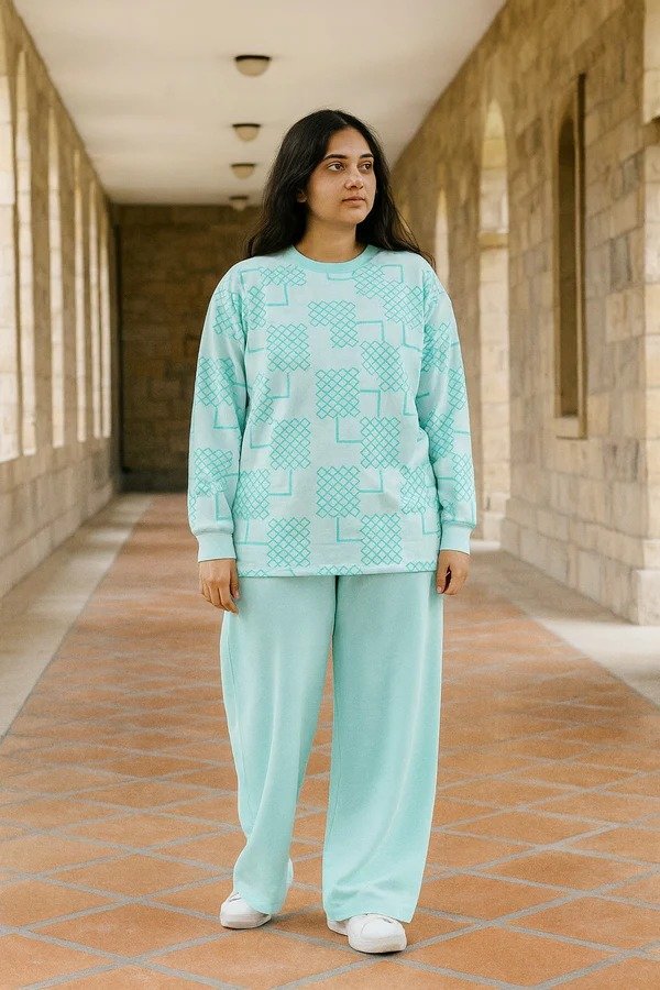 Tracksuit For Girls/Women (Screen Print On Shirt) - Image 2