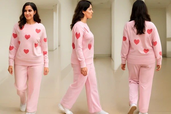 Tracksuit For Girls/Women (Screen Print On Shirt) - Image 21